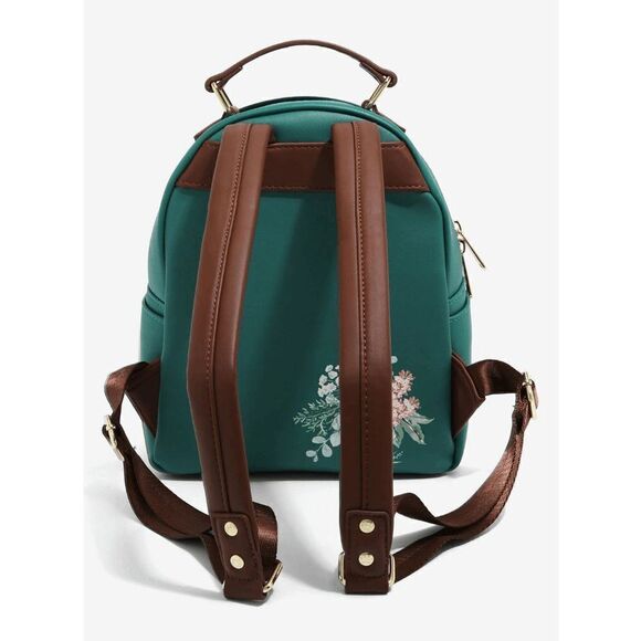 Loungefly Marvel Loki Floral Mini Backpack - Picture 3 of 4